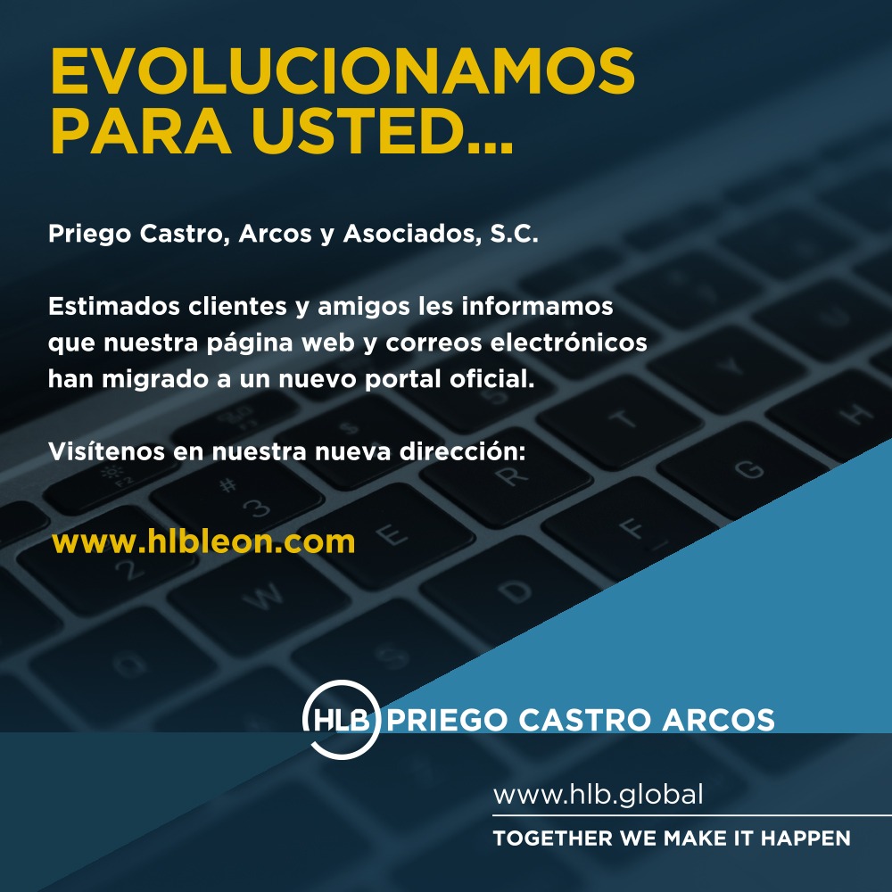 Evolucionamos para usted. Visite www.hlbleon.com